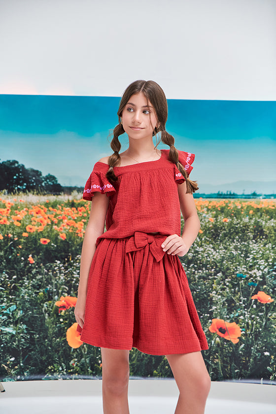 Set blusa y falda Julia