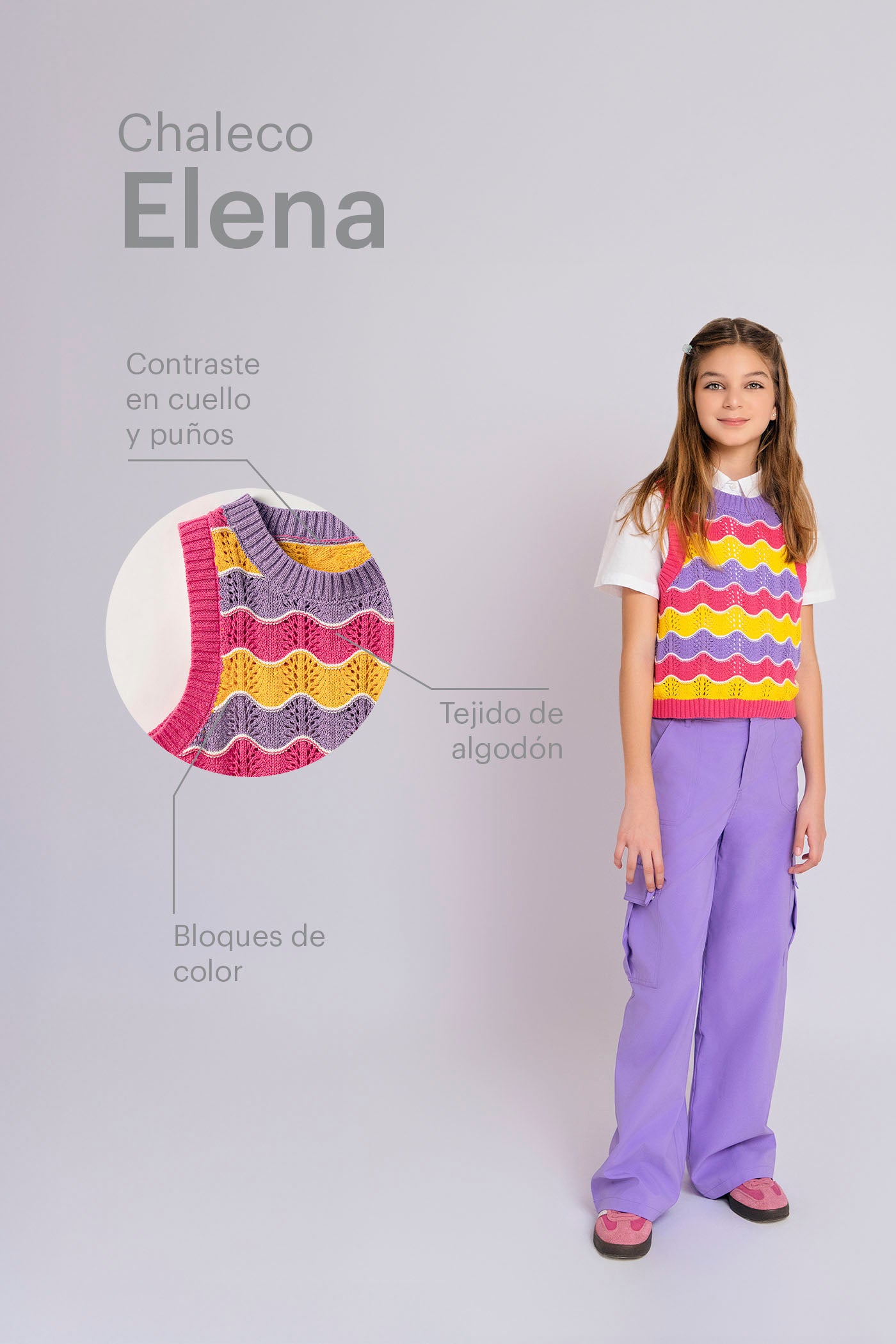 Chaleco tejido Elena