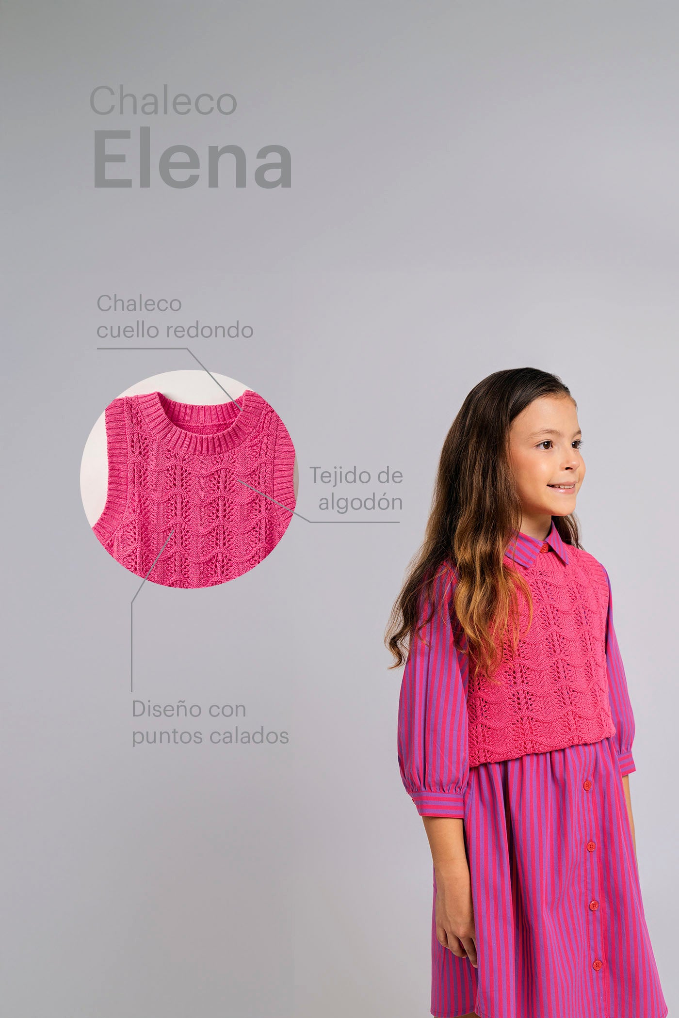 Chaleco tejido Elena